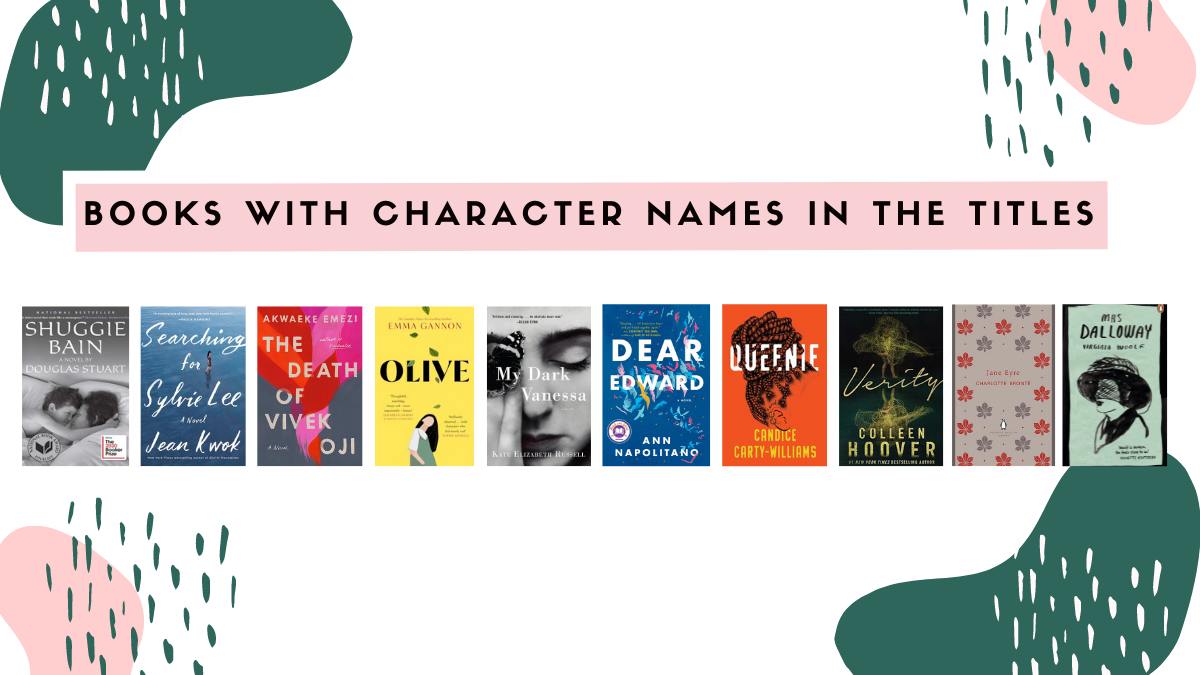 10 books with character names in the titles